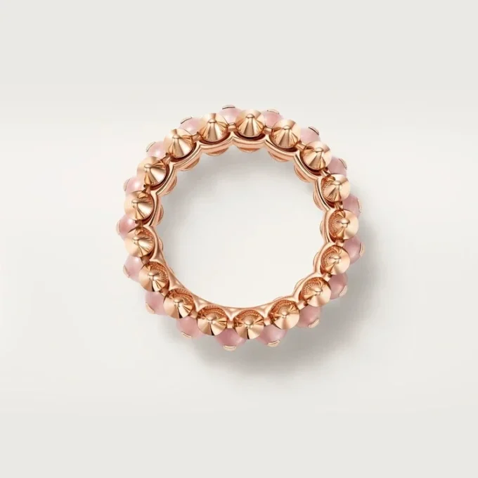 Clash De Cartier-ring, rosa kalcedon