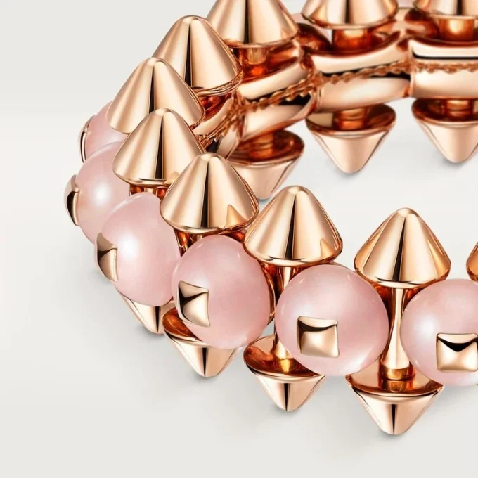 Clash De Cartier-ring, rosa kalcedon