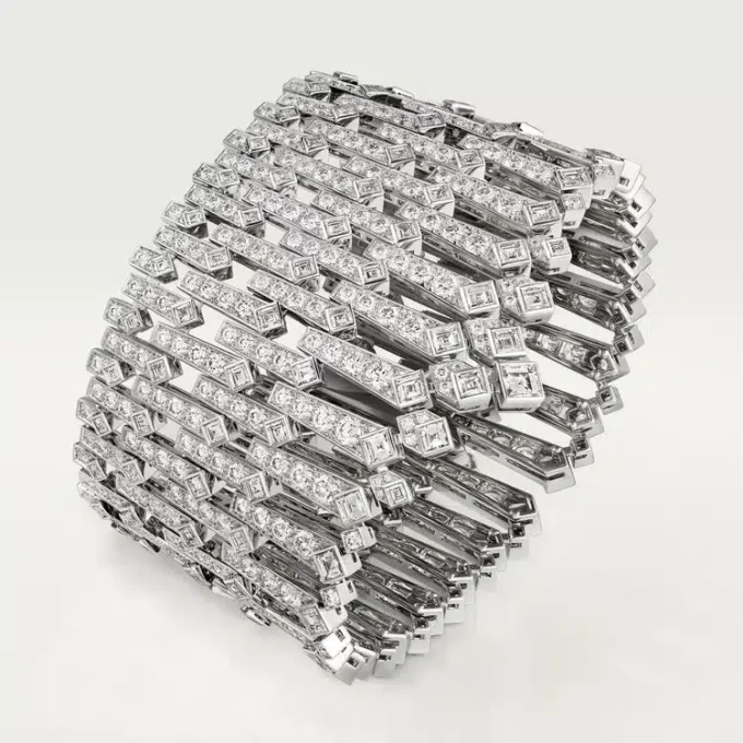 Diamantarmbånd, Diamanter