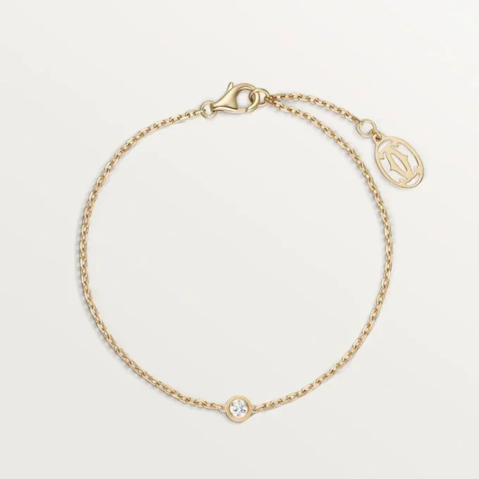 Diamants Legers armbånd, Sm – Gult gull, Diamant – Cartier