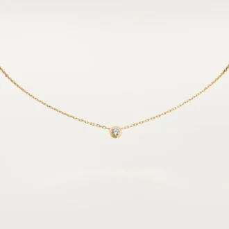 Diamants Legers halskjede, Lm – gult gull, diamant – Cartier Diamants Legers halskjede, Lm – gult gull, diamant – Cartier