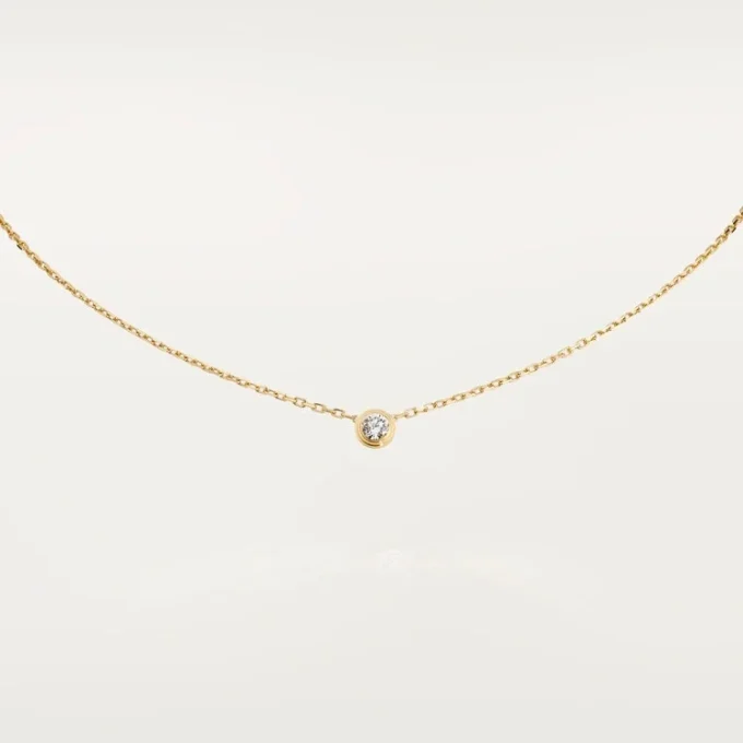 Diamants Legers halskjede, Lm – gult gull, diamant – Cartier