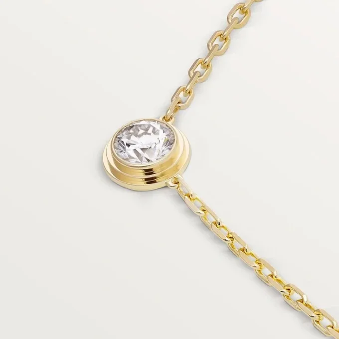 Diamants Legers halskjede, Lm – gult gull, diamant – Cartier