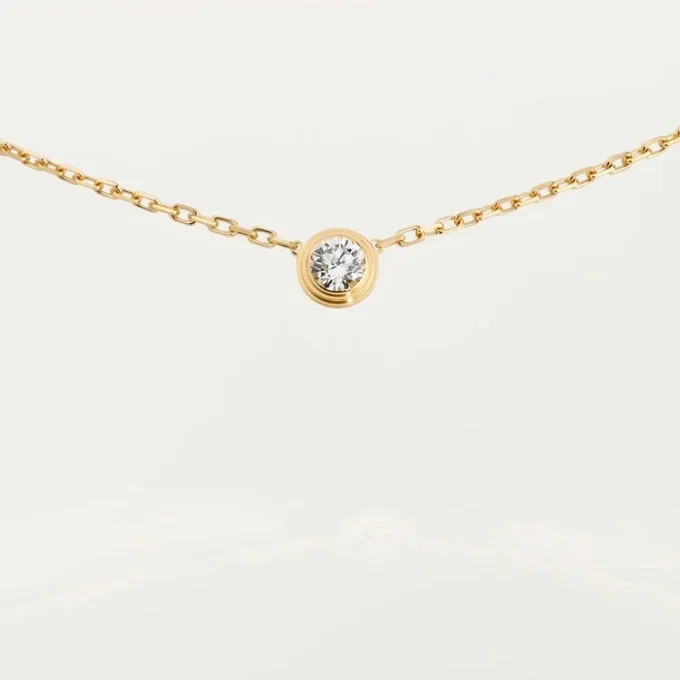 Diamants Legers halskjede, Lm – gult gull, diamant – Cartier