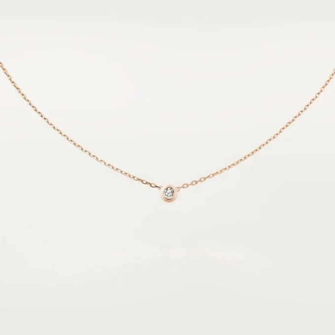 Diamants Legers halskjede, Lm – rosa gull, diamant – Cartier
