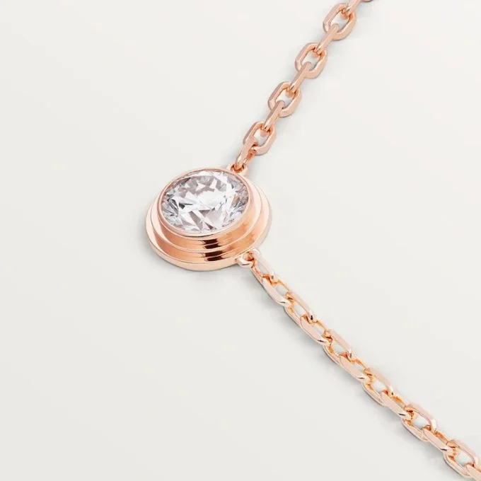 Diamants Legers halskjede, Lm – rosa gull, diamant – Cartier