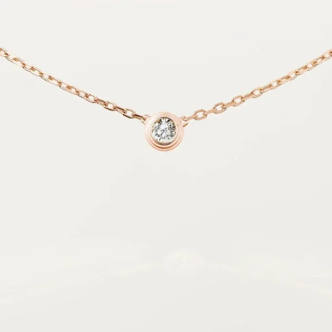 Diamants Legers halskjede, Lm – rosa gull, diamant – Cartier