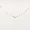 Diamants Legers halskjede, Sm – Gult gull, Diamant – Cartier