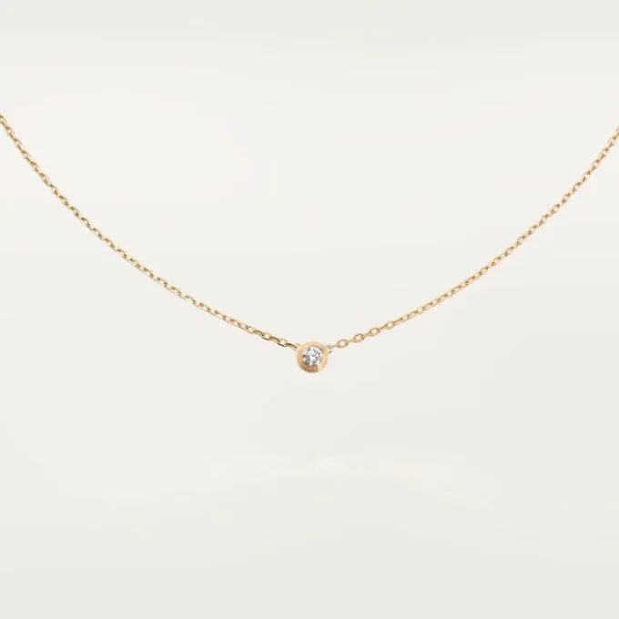 Diamants Legers halskjede, Sm – Gult gull, Diamant – Cartier