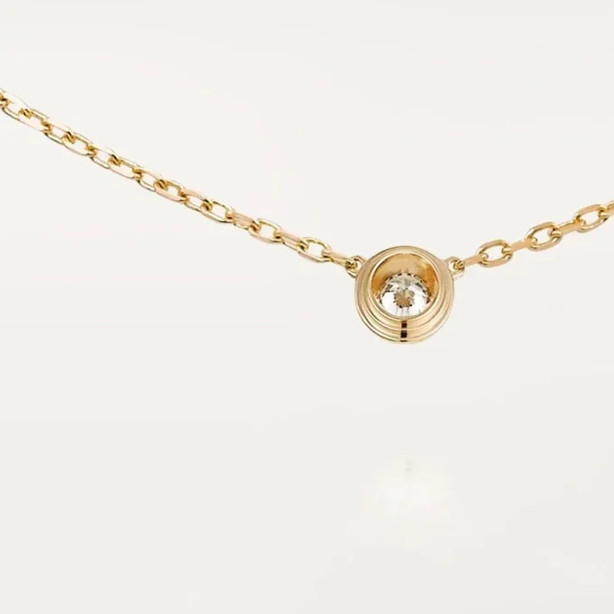 Diamants Legers halskjede, Sm – Gult gull, Diamant – Cartier