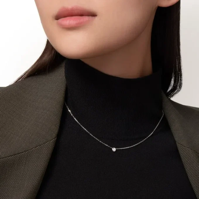 Diamants Legers halskjede, Sm – hvitt gull, diamant – Cartier