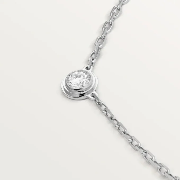 Diamants Legers halskjede, Sm – hvitt gull, diamant – Cartier