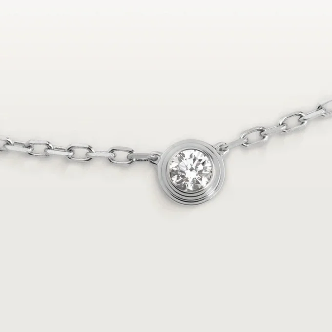 Diamants Legers halskjede, Sm – hvitt gull, diamant – Cartier