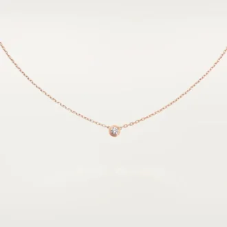 Diamants Legers halskjede, Sm – rosa gull, diamant – Cartier Diamants Legers halskjede, Sm – rosa gull, diamant – Cartier