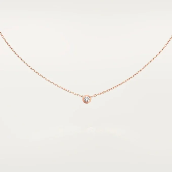 Diamants Legers halskjede, Sm – rosa gull, diamant – Cartier