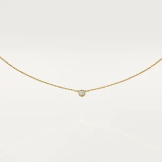 Diamants Legers Halskjede XS – Gult gull, diamant – Cartier