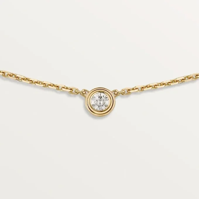 Diamants Legers Halskjede XS – Gult gull, diamant – Cartier
