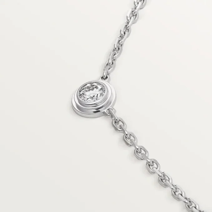 Diamants Legers Halskjede XS – Hvitt gull, diamant – Cartier