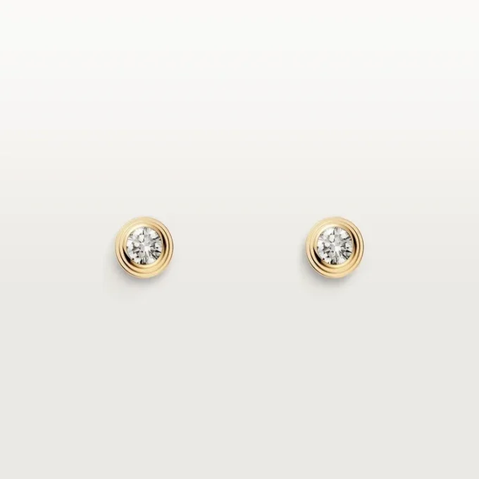Diamants Legers Øredobber – Gult gull, Diamanter – Cartier