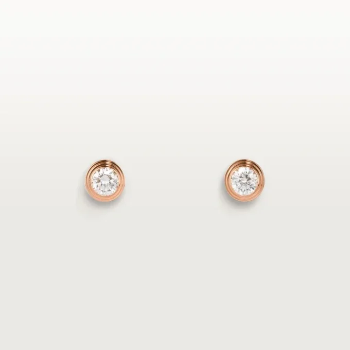 Diamants Legers Øredobber, mm – Rosagull, Diamanter – Cartier