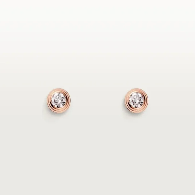 Diamants Legers Øredobber – Rosagull, Diamanter – Cartier