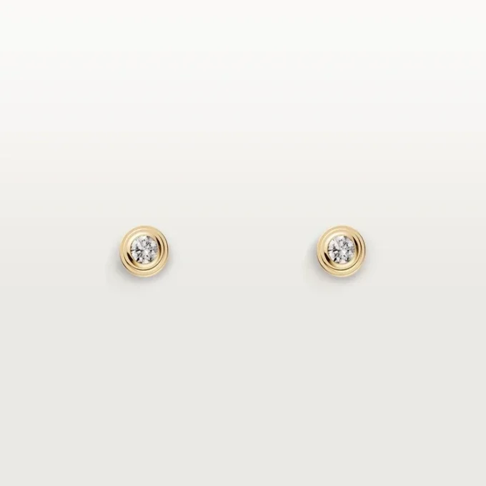 Diamants Legers Øredobber XS – Gult gull, diamanter – Cartier