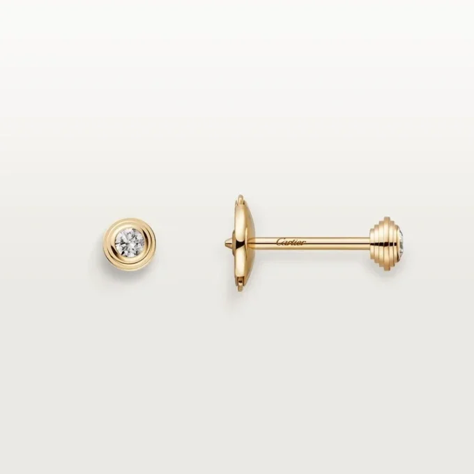 Diamants Legers Øredobber XS – Gult gull, diamanter – Cartier