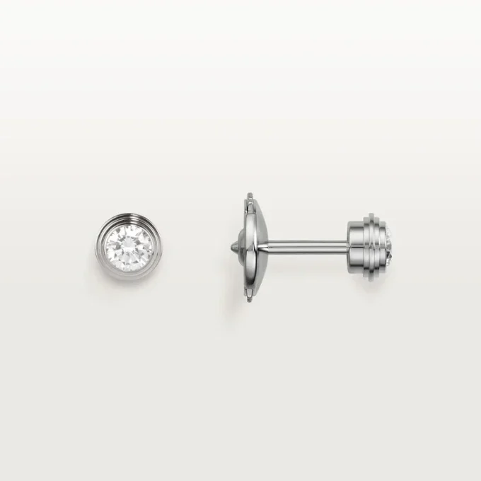 Diamants Legers øreringer, mm – hvitt gull, diamanter – Cartier