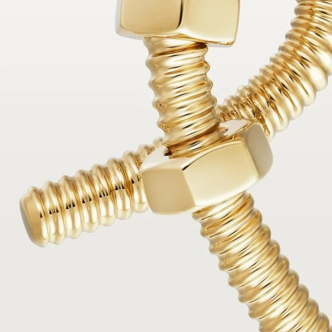 Ecrou De Cartier høyre ørering – gult gull – Cartier