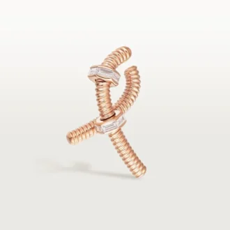 Ecrou De Cartier høyre ørering – rosagull, diamanter – Cartier