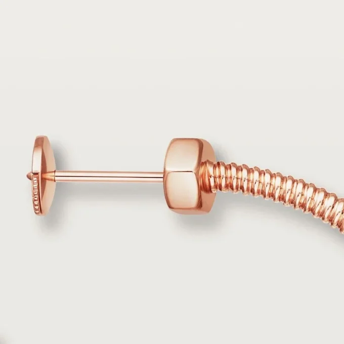 Ecrou De Cartier Øredobber – Rosa gull – Cartier