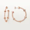 Ecrou De Cartier Øredobber – Rosa gull – Cartier