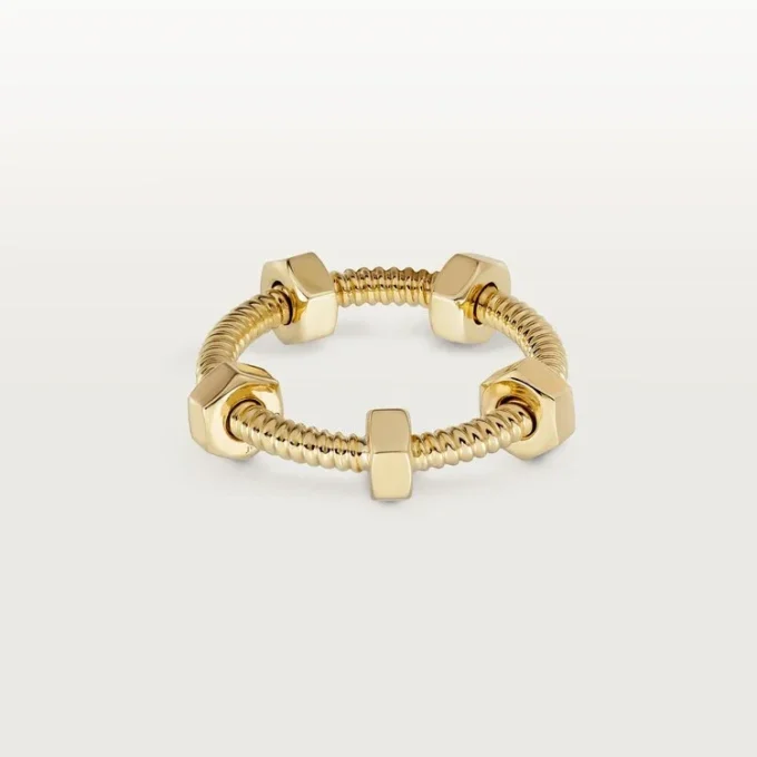 Ecrou De Cartier-ring – gult gull – Cartier