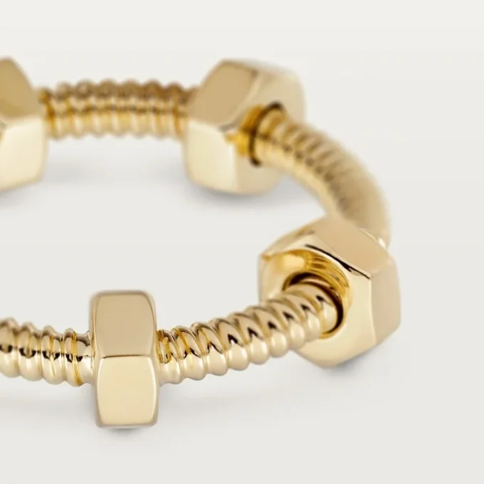 Ecrou De Cartier-ring – gult gull – Cartier