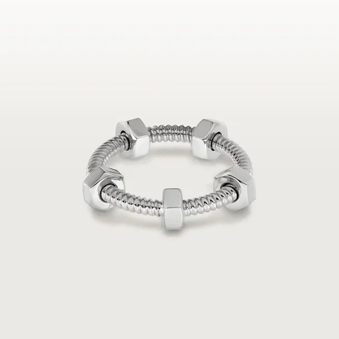 Ecrou De Cartier-ring – hvitt gull – Cartier