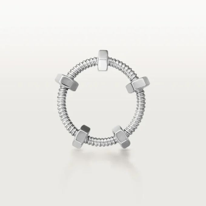 Ecrou De Cartier-ring – hvitt gull – Cartier