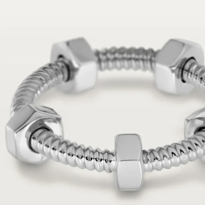 Ecrou De Cartier-ring – hvitt gull – Cartier