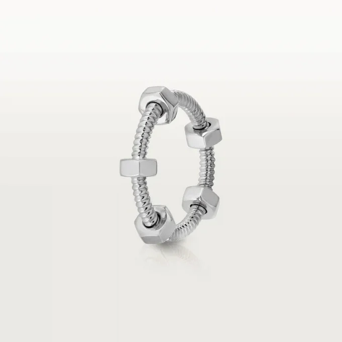 Ecrou De Cartier-ring – hvitt gull – Cartier