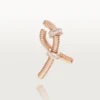 Ecrou De Cartier venstre ørering – rosagull, diamanter – Cartier