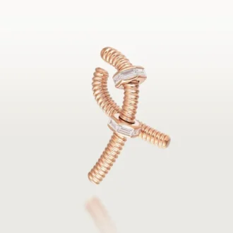 Ecrou De Cartier venstre ørering – rosagull, diamanter – Cartier