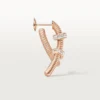 Ecrou De Cartier venstre ørering – rosagull, diamanter – Cartier