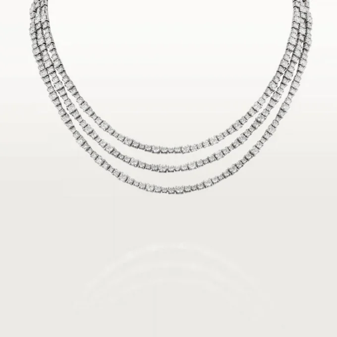 Essential Lines-halskjede – hvitt gull, diamanter – Cartier