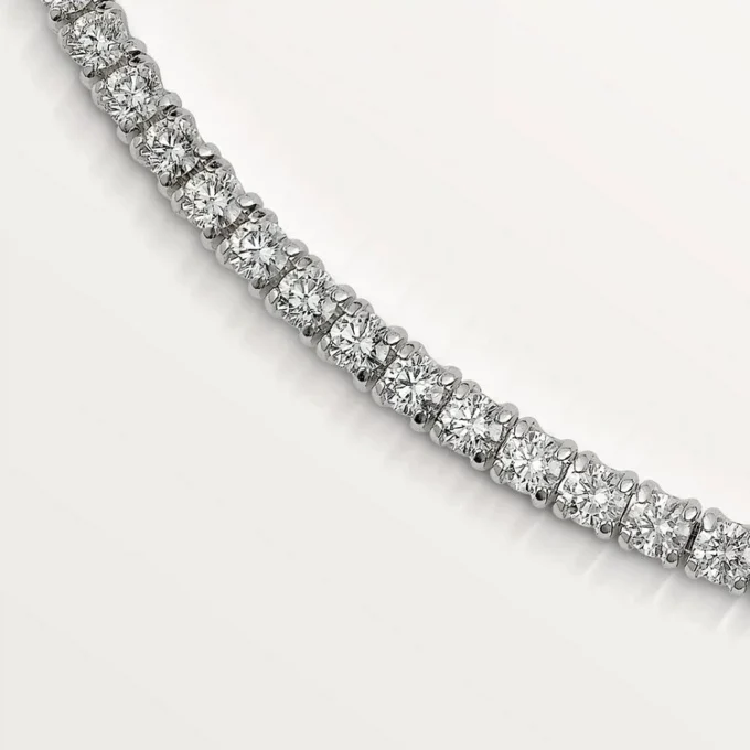Essential Lines-halskjede – hvitt gull, diamanter – Cartier
