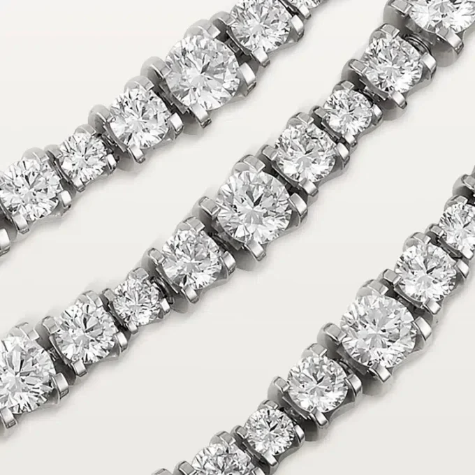 Essential Lines-halskjede – hvitt gull, diamanter – Cartier