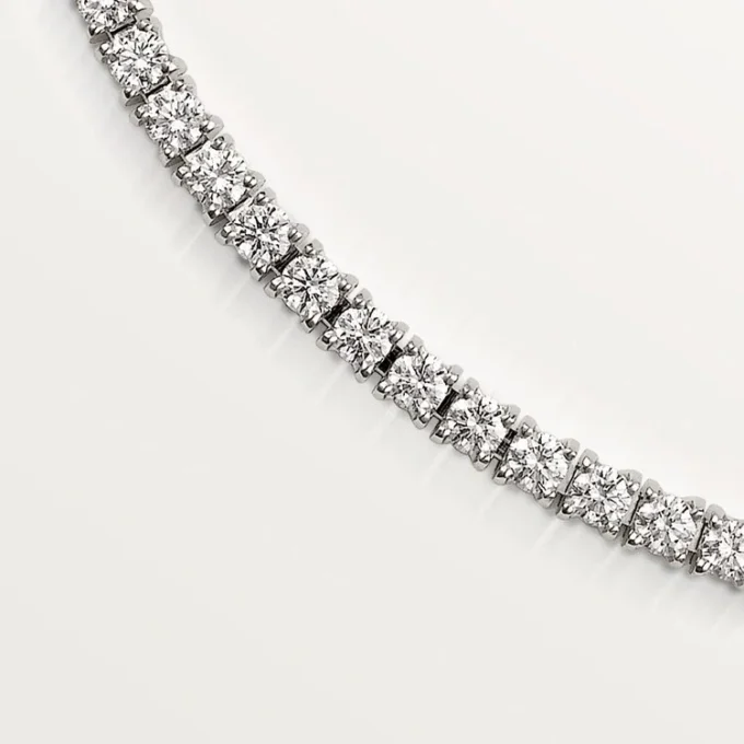 Essential Lines-halskjede – hvitt gull, diamanter – Cartier