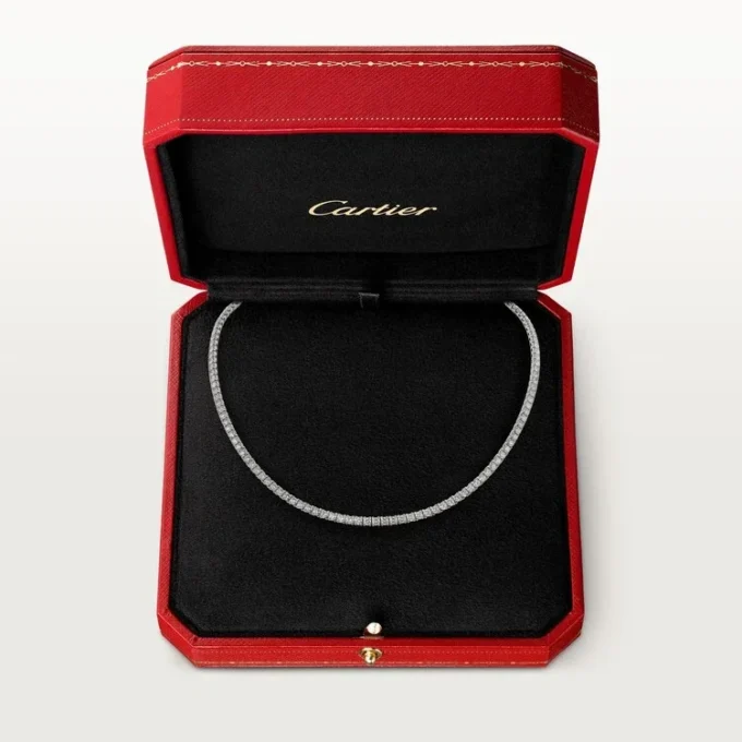 Essential Lines-halskjede – hvitt gull, diamanter – Cartier
