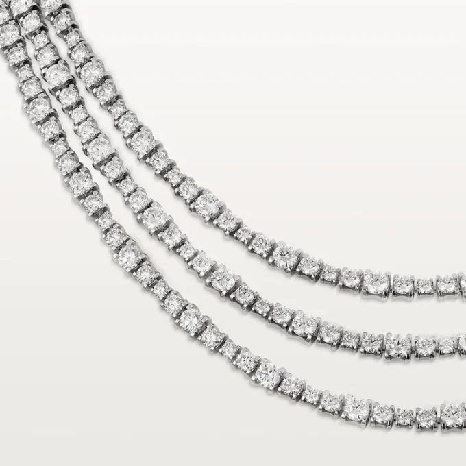 Essential Lines-halskjede – hvitt gull, diamanter – Cartier