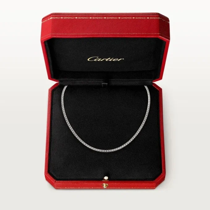 Essential Lines-halskjede – hvitt gull, diamanter – Cartier