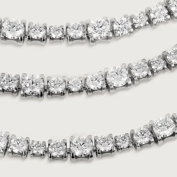 Essential Lines-halskjede – hvitt gull, diamanter – Cartier