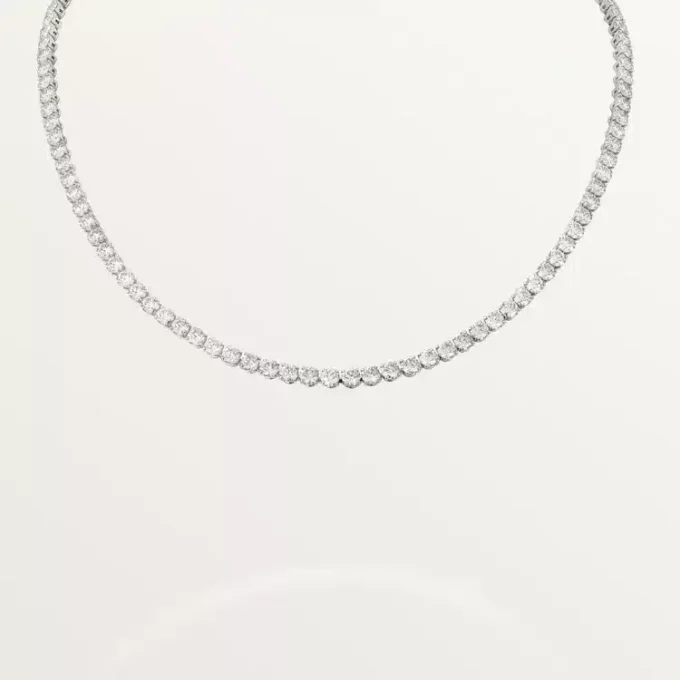 Essential Lines-halskjede – platina, diamanter – Cartier